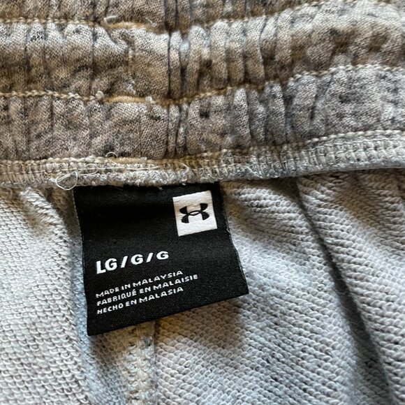 Men’s Under Armour jogger sweatpants, grey, size Large - Picture 4 of 4